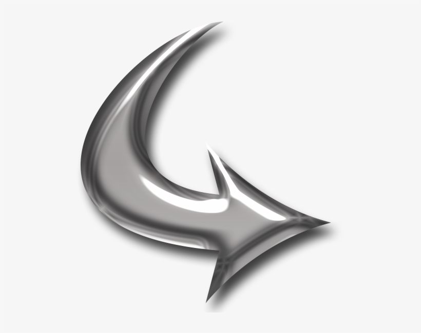 Arrow Chrome Right - Chrome Arrow Png, transparent png #4427025
