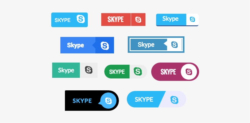 Wp Skype Contact Button - Skype Buttons, transparent png #4427344