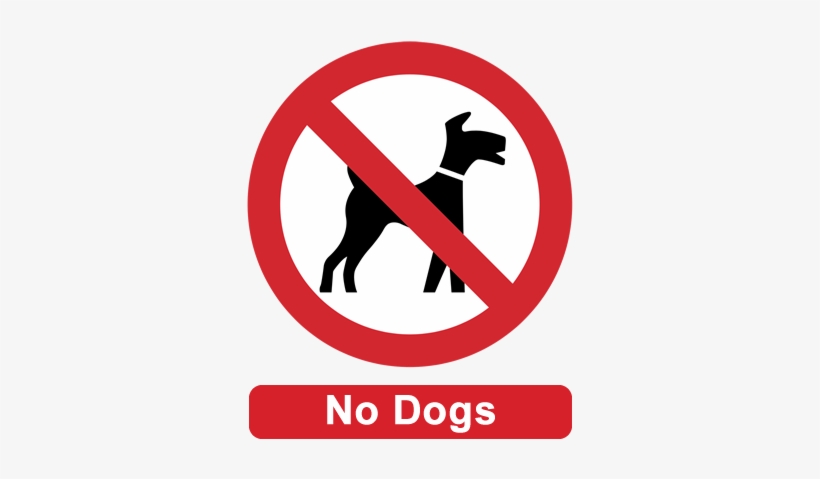No Dogs Except Assistance Dogs, transparent png #4427436