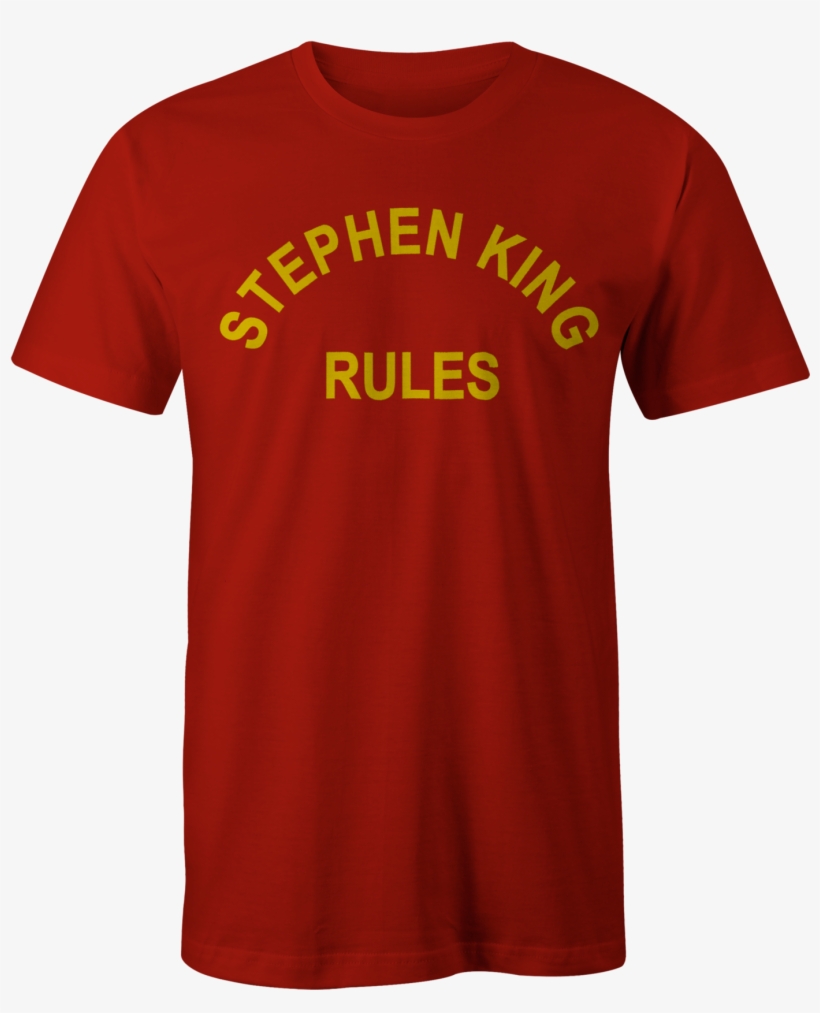 Stephen King Rules - Mickey Mouse Gym Shirt, transparent png #4427438