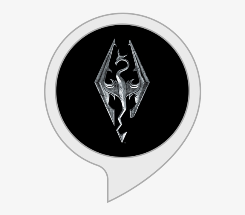Very Special Edition - Skyrim Emblem Dragon 45" X 60" Fleece Throw Blanket, transparent png #4427509