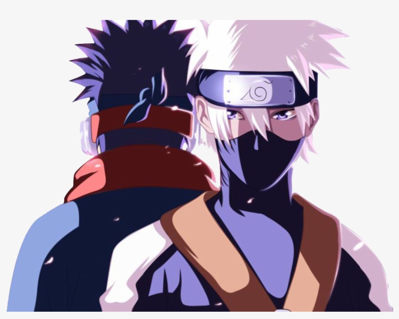 Obito And Kakashi Sad, transparent png #4427946