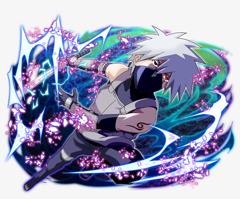 Hatake Kakashi E Otsutsuki Hagomoro - Kakashi Hatake Naruto Blazing, transparent png #4428034