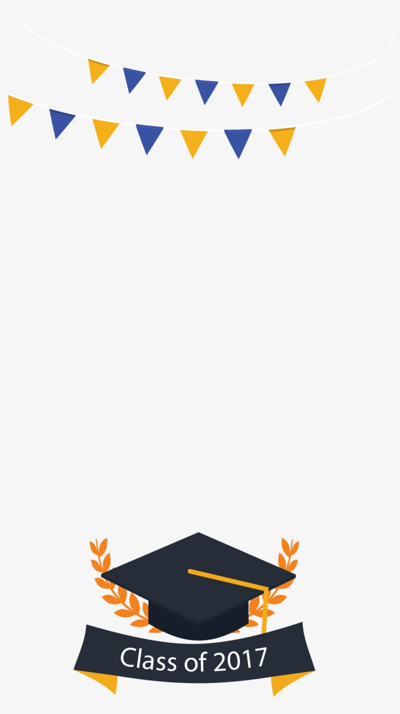 Gold And Blue Class Of - Zaproszenia Na Zakończenie Roku Szkolnego, transparent png #4428752
