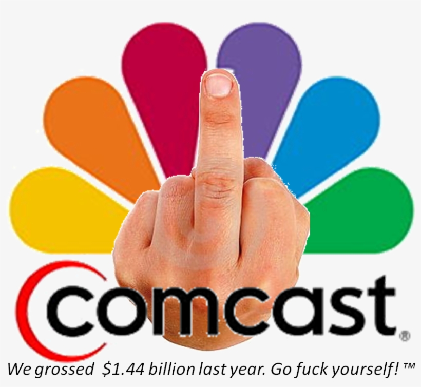 Comcast Parody Logo - Comcast Verizon, transparent png #4429961