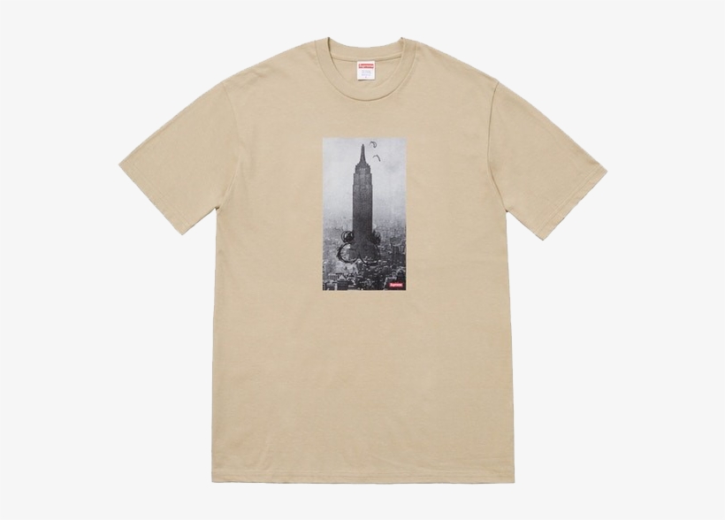 Supreme / Mike Kelley Empire State Building Tee - Empire State Supreme Shirt, transparent png #4430079