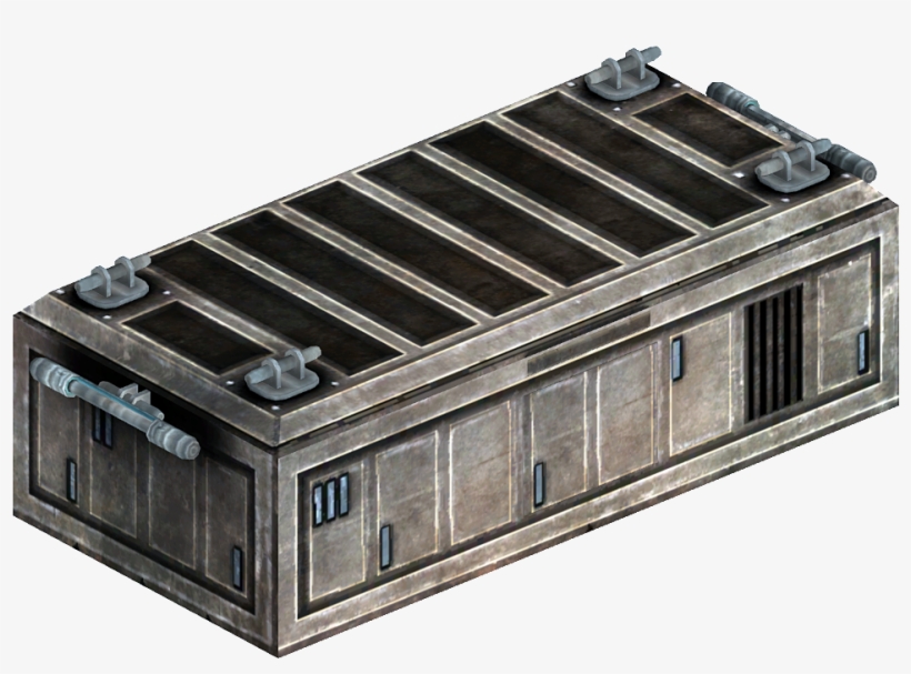 The Vault Fallout Wiki - Fallout 3 Enclave Crate, transparent png #4431030