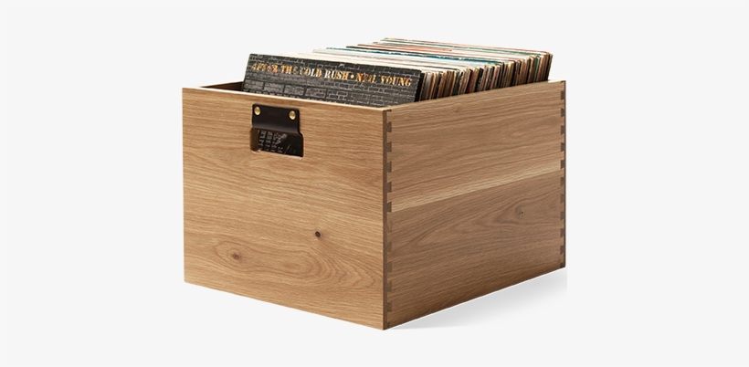 Dovetail Record Crate - Crate, transparent png #4431067
