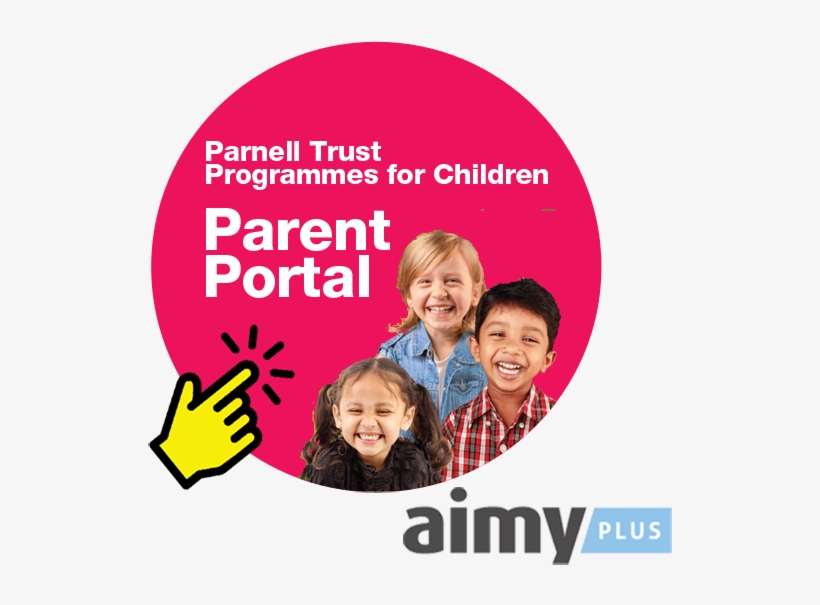 Aimyplus Parent Portal Button W Kids 550px - Child, transparent png #4431234