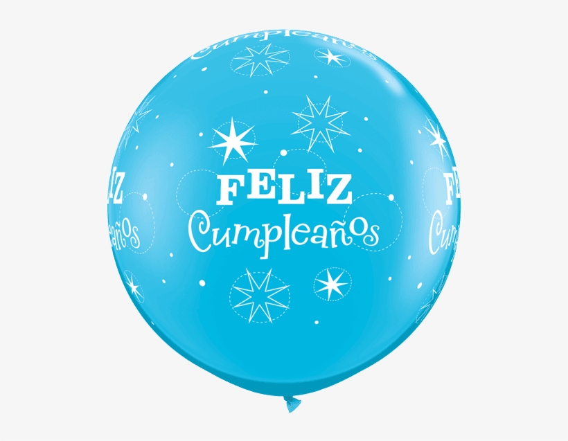 1 X 3' Robin's Egg Blue Feliz Cumpleanos Sparkle Qualatex - Feliz Cumpleaños En Azul, transparent png #4431674