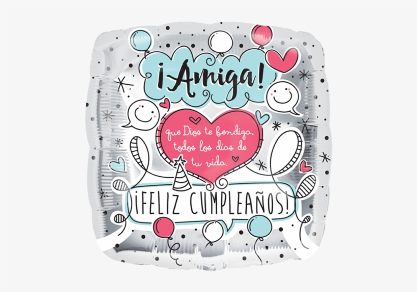 Imágenes Con Frases De Feliz Cumpleaños Amigo - Feliz Cumpleaños Amiga, transparent png #4431771
