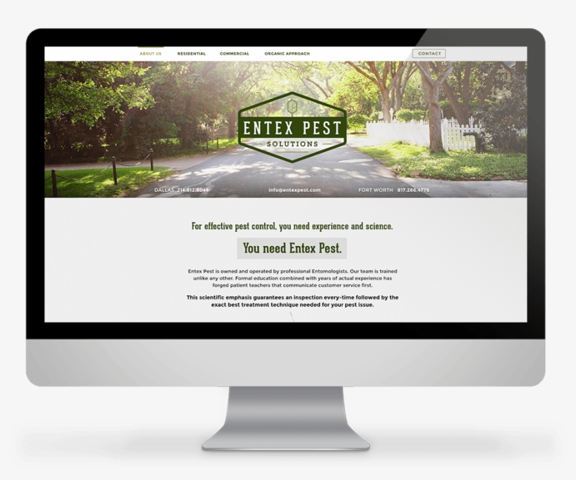 Imac-entex - Website Desktop, transparent png #4431909