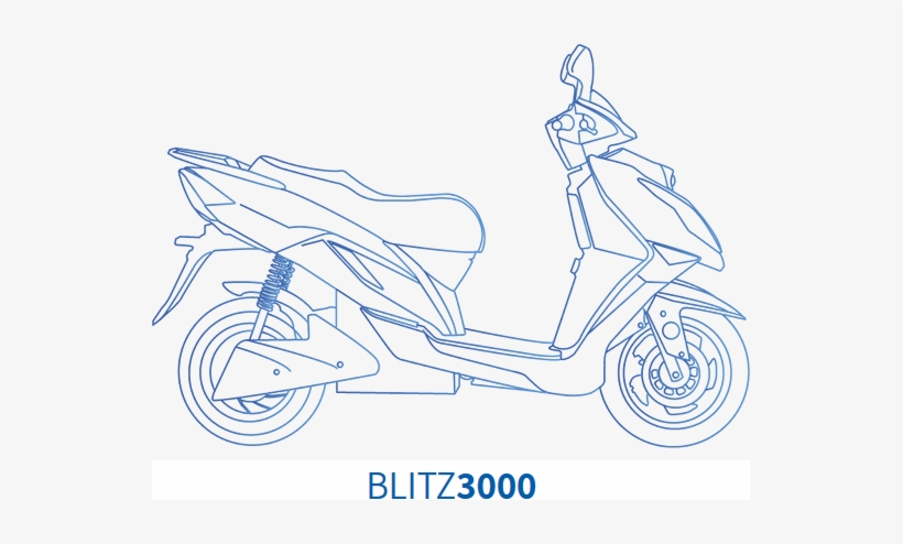 Blitz6000 - Scooter, transparent png #4432803