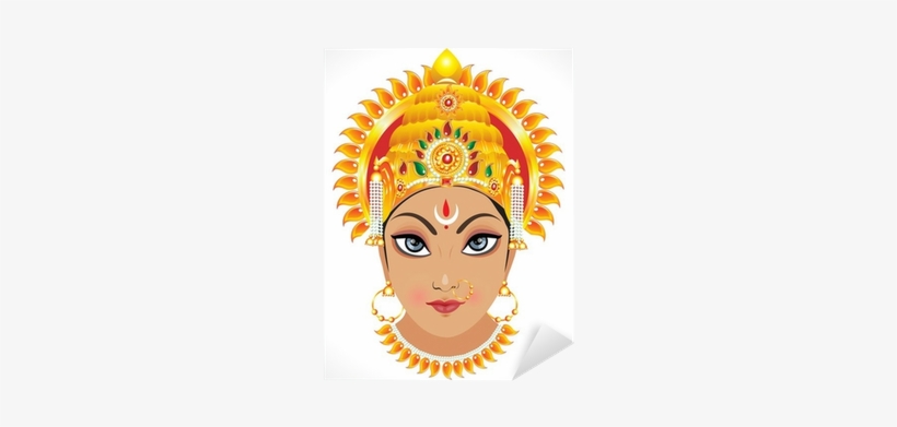 Draw A Image Of Durga Maa, transparent png #4433229