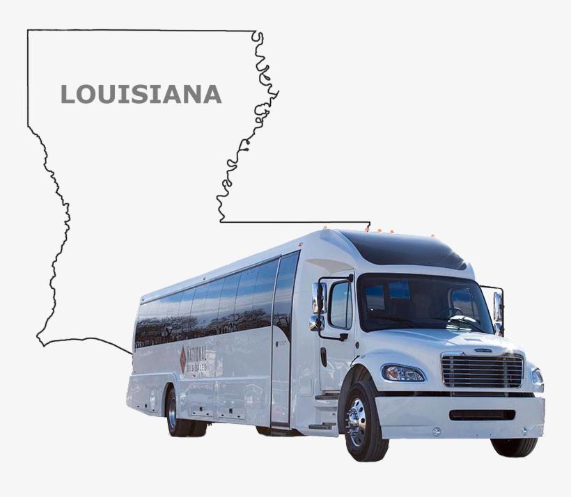 Louisiana Bus Sales - Bus, transparent png #4434723