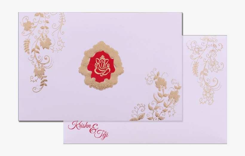 Hindu Wedding Cards - Motif, transparent png #4434728