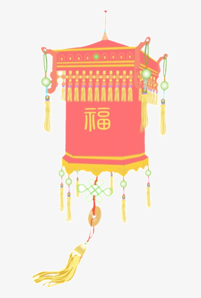 Lantern Festival Png Decorative Elements - 灯笼 矢量 图, transparent png #4434784
