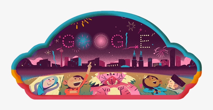 Malaysia National Day 2018 Google Doodle, transparent png #4436364