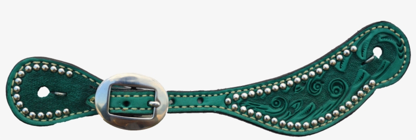 382-qp Ladies/youth Turquoise Spur Strap W/ Small Silver - Strap, transparent png #4436437