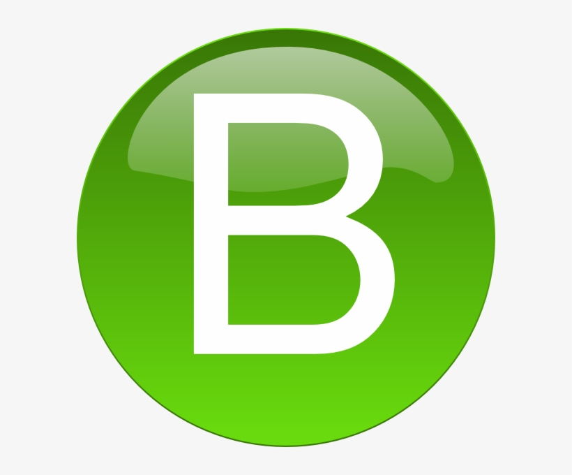 Green B Clip Art At Clker - Free Clipart Finance, transparent png #4436673