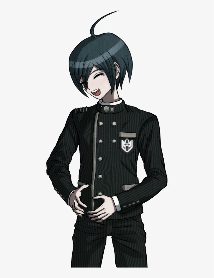 Danganronpa V3 Shuichi Saihara Halfbody Sprite (16) - Shuichi Saihara Happy Sprite, transparent png #4436904