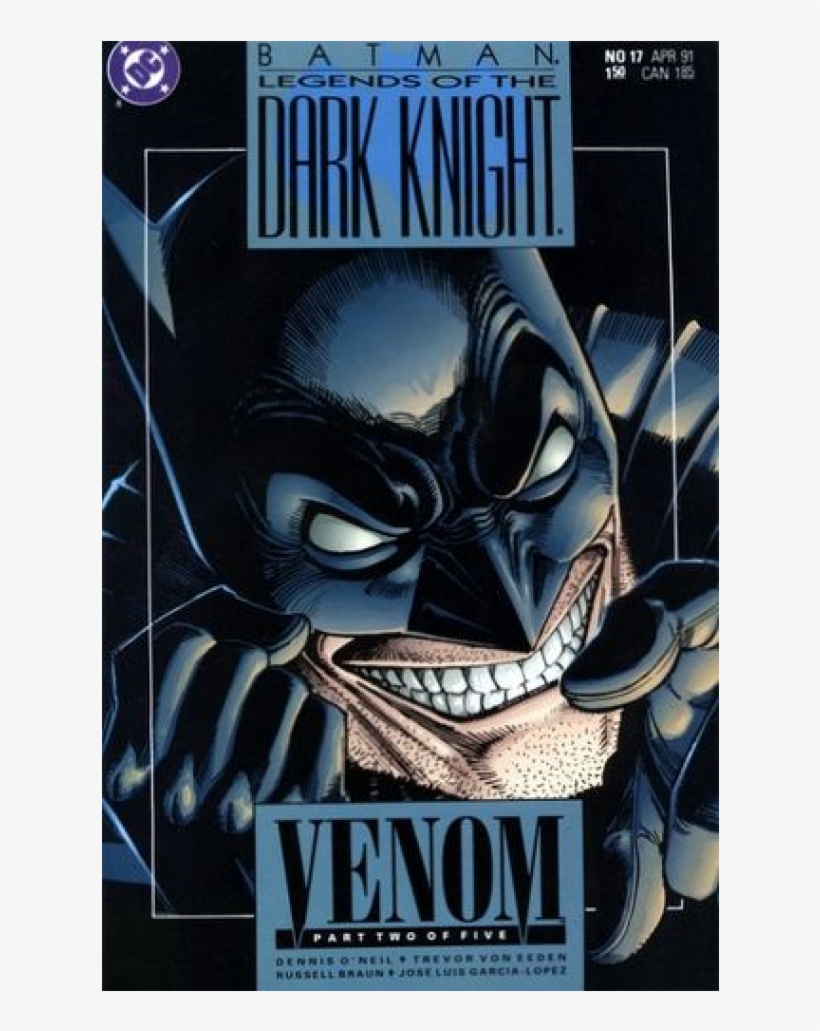 Купете Comics 1991-04 Batman Legends Of The Dark Knight - Batman Venom Cover, transparent png #4436963