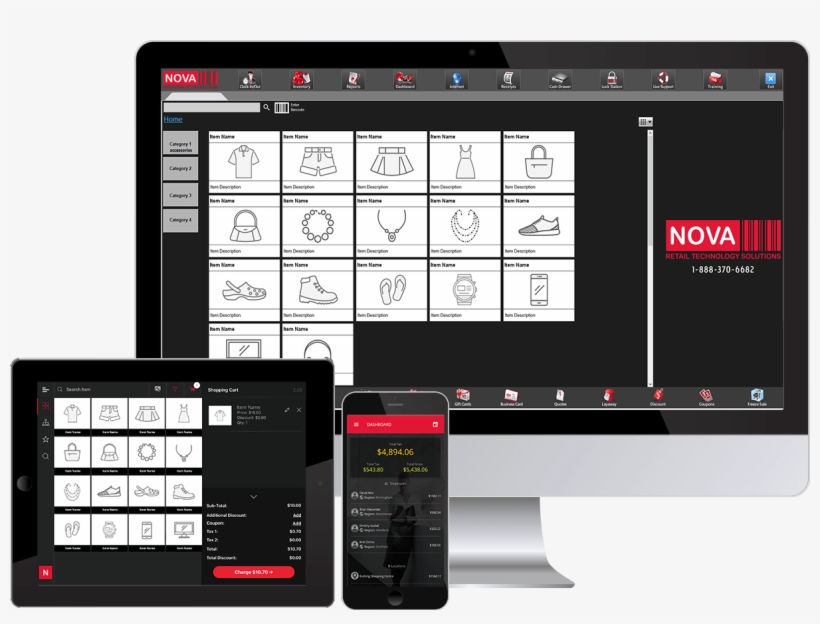 Kiosk Point Of Sale Systems - Nova Pos, transparent png #4436964