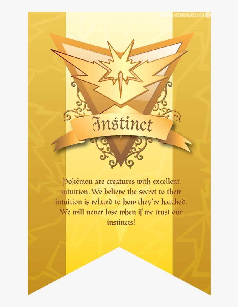 Team Instinct Banner - Team Instinct Poster Art, transparent png #4437382