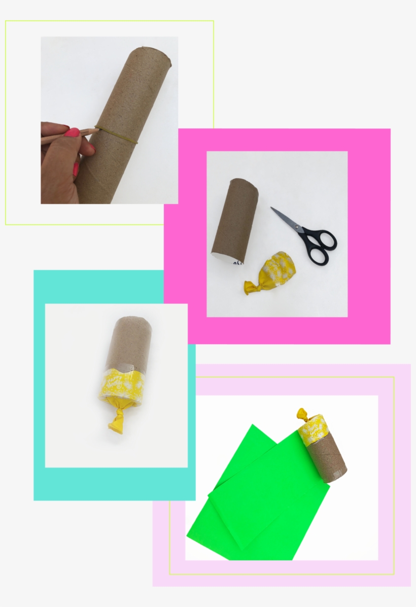 Diy Confetti Pichkari Popper - Do It Yourself, transparent png #4437684
