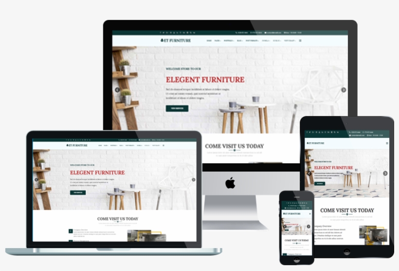 Et Furniture Free Responsive Joomla Template - Hotel & Booking Joomla Template, transparent png #4437858
