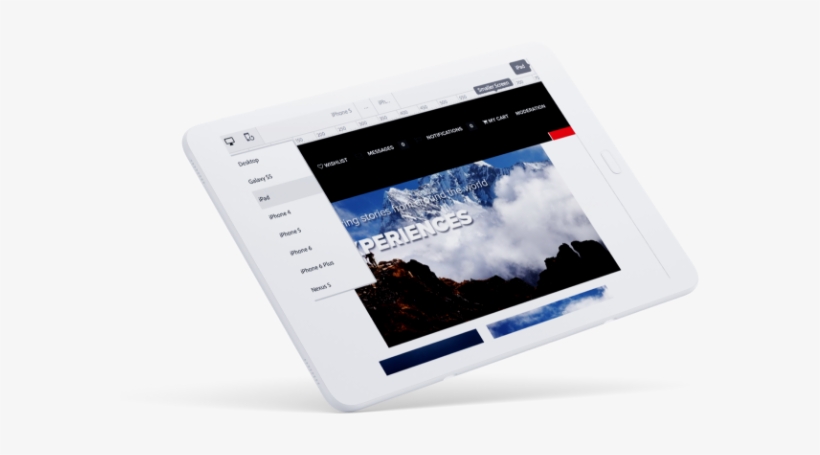 Discover Mobile Web Design - Tablet Computer, transparent png #4438182