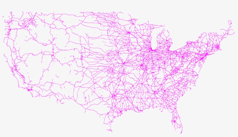New York City Taxi Trips - Railways In Usa, transparent png #4438523