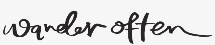 Wander Often - Calligraphy, transparent png #4438589