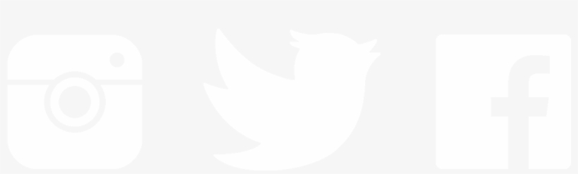 Twitter Logo Black Png - Facebook Instagram Twitter Logo White - Free
