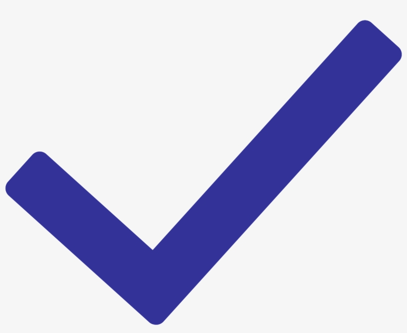 Blue Checkmark - Gratis, transparent png #4439066