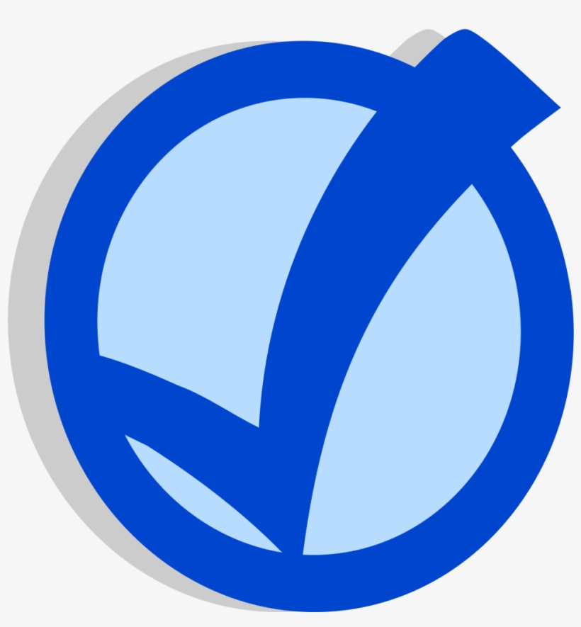 Blue Check Mark 26, Buy Clip Art - Thumbnail, transparent png #4439070