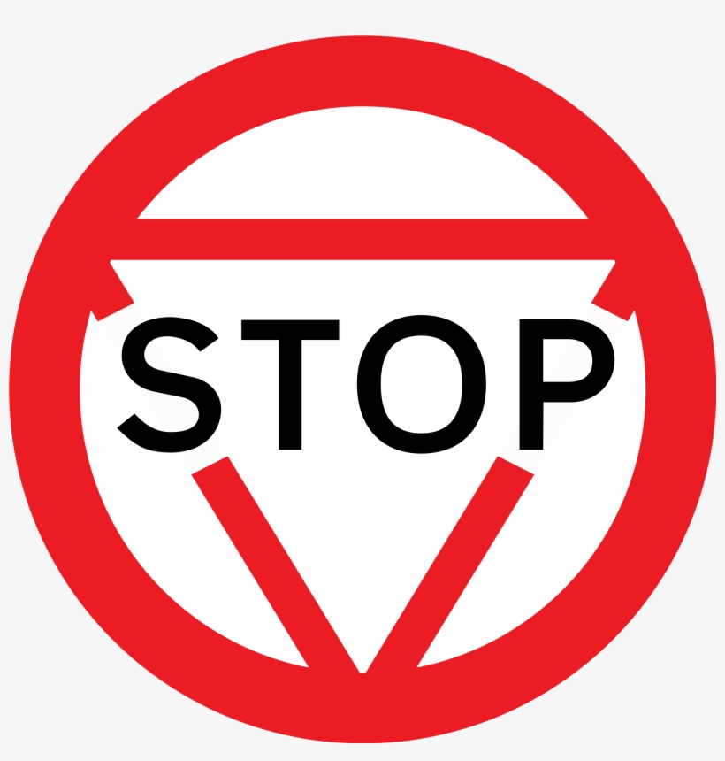 Collection Of Stop Sign Image - Stop Road Sign Uk, transparent png #4439465