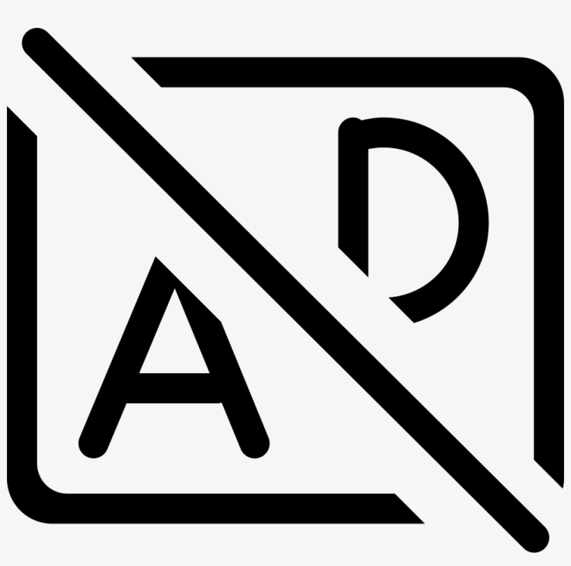 Ads, Advertisment, Block, Commercials, No Icon - Advertising, transparent png #4440638