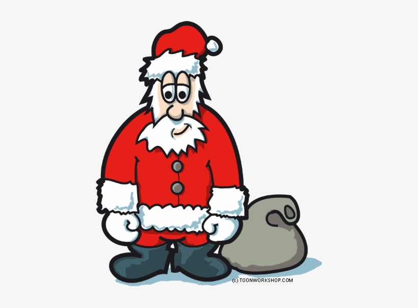 Download Santa Sleigh Clipart For Your Website Clipartmonk - 10 Lines On Christmas, transparent png #4440972