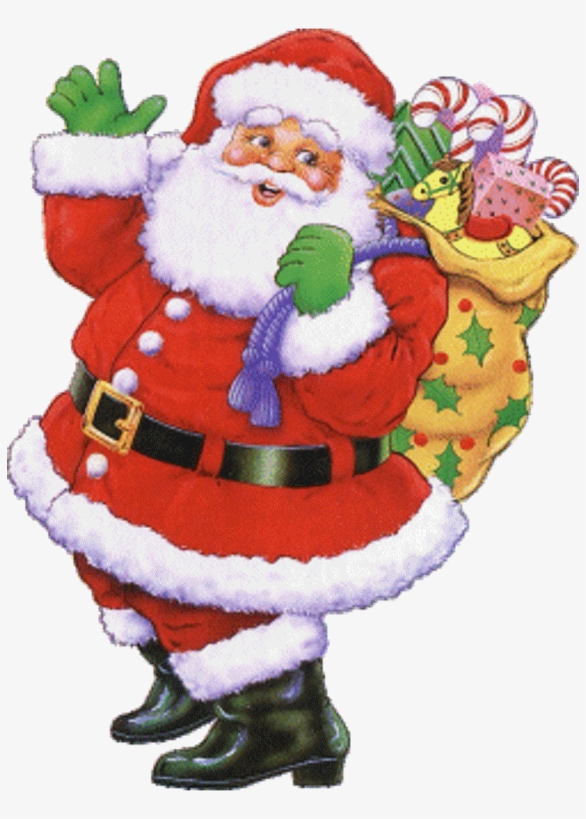 The Qs Elves Have Worked Very Hard With Jolly Old St - Father Christmas Clipart, transparent png #4441280