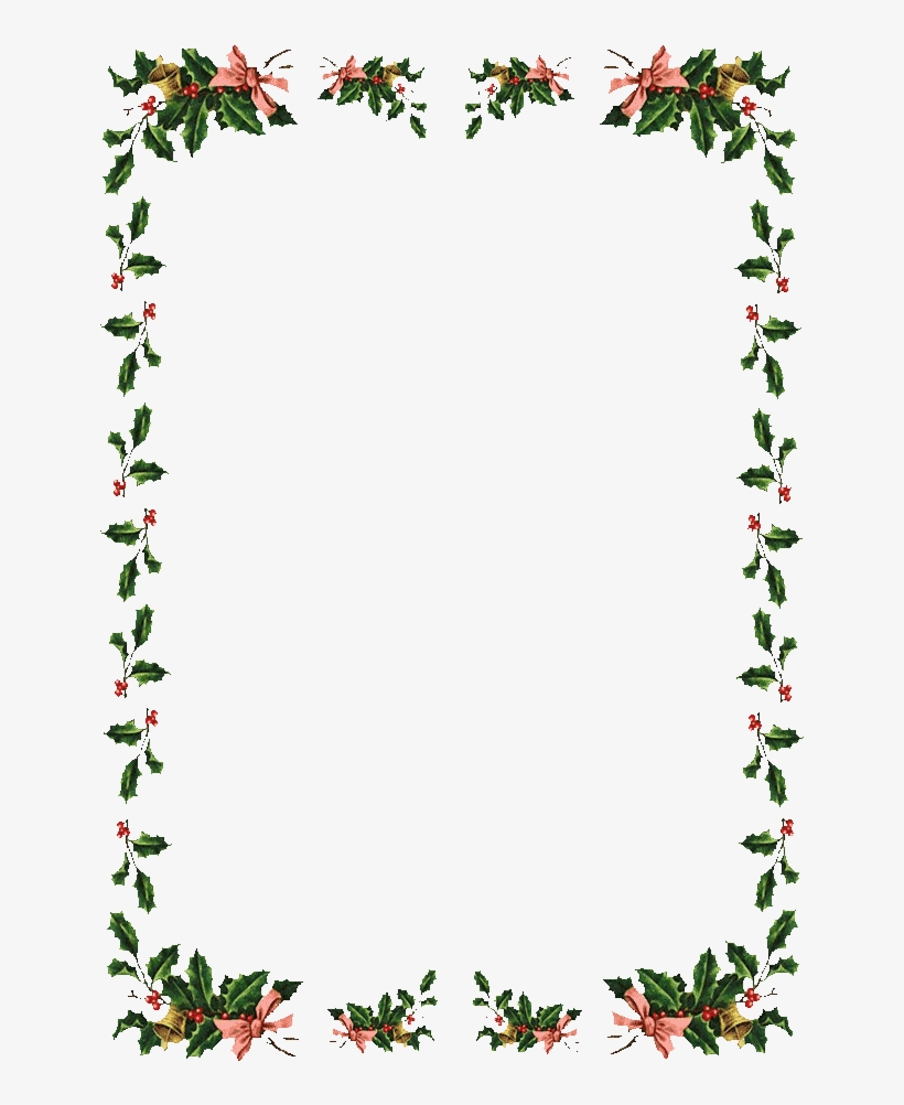 Free Christmas Frames And Borders - Christmas Border, transparent png #4442510