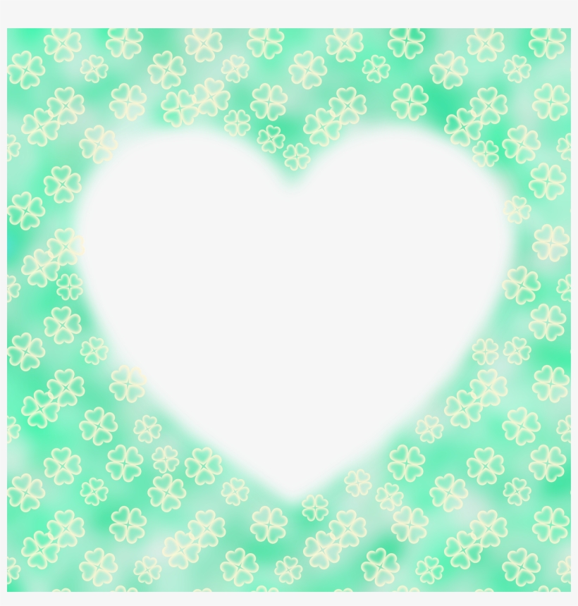 Picture Frame Heart 4-leaf Clover Png Image - Four-leaf Clover, transparent png #4443231