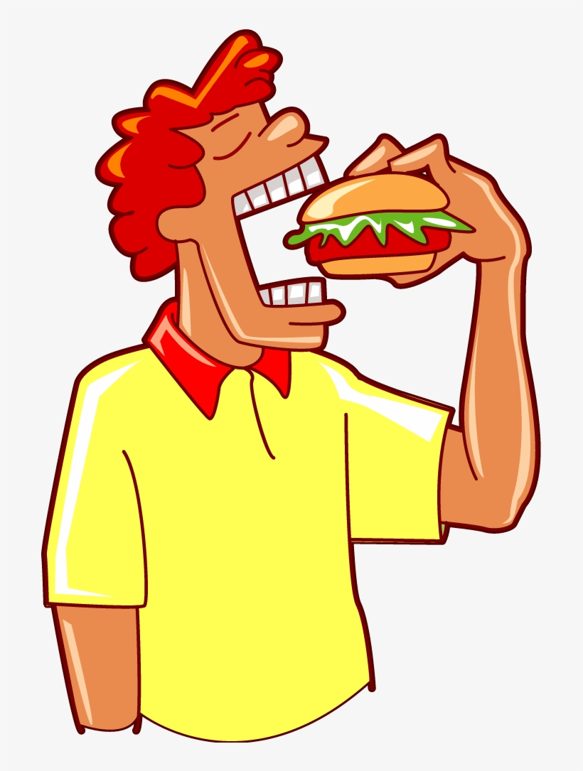 19 Person Eating Pizza Clip Free Stock Huge Freebie - Person Eating Clipart, transparent png #4443399