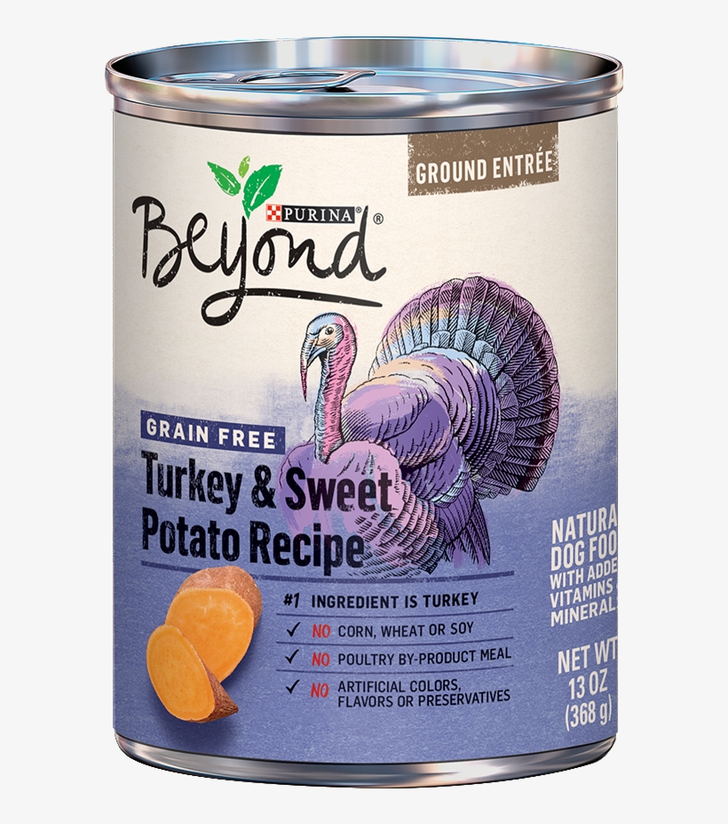 Ground Entrée Grain Free Turkey & Sweet Potato Recipe, transparent png #4443856