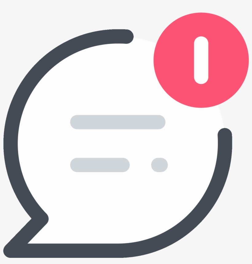 Topic Push Notification Icon - Icone Notification, transparent png #4444265