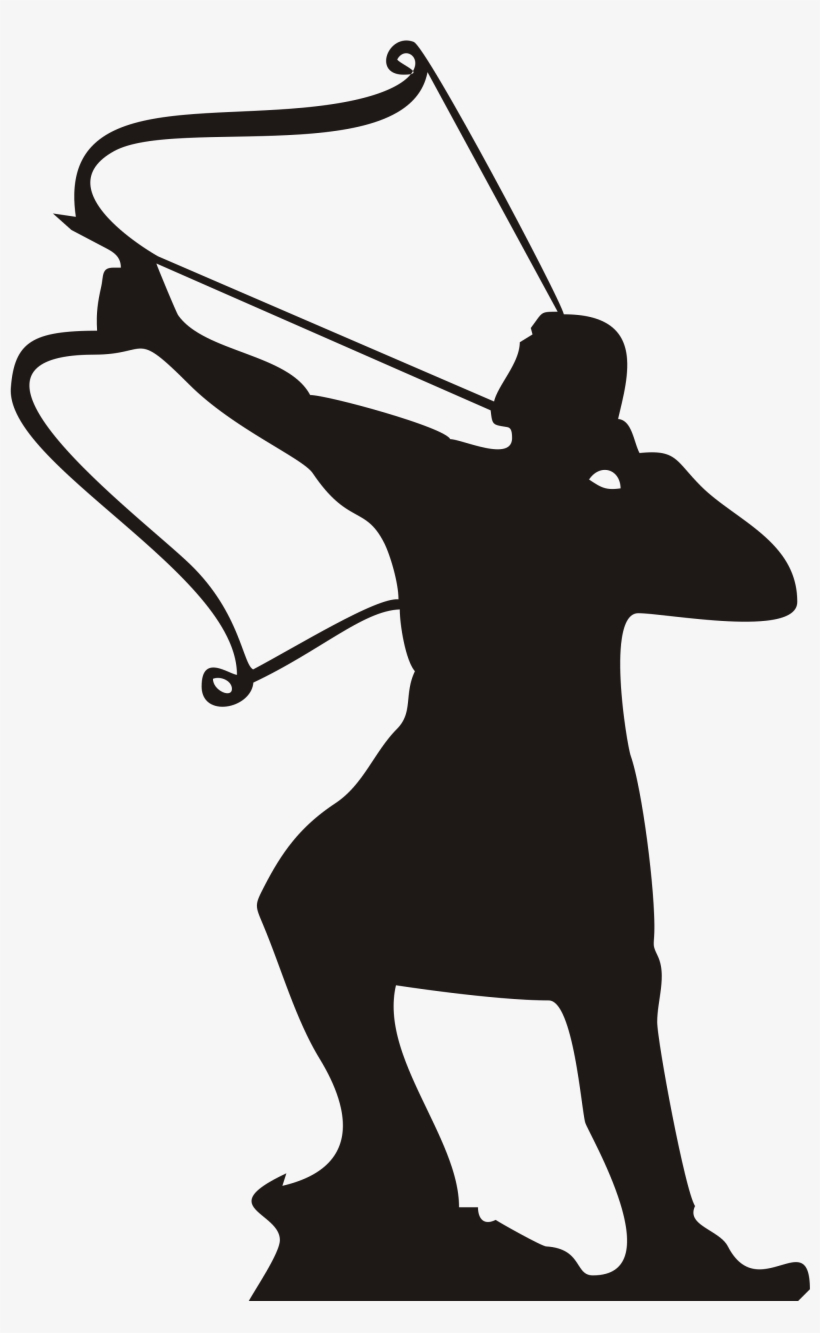 Archer Png Clipart - Archer Silhouette Png, transparent png #4444595
