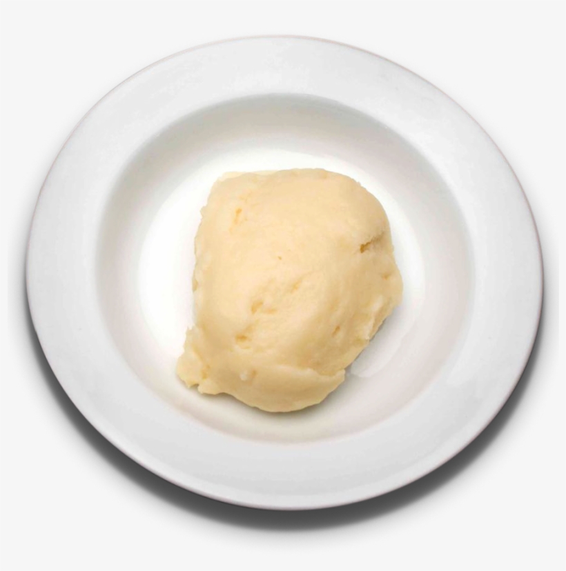 The By Product Of Mashing Boiled Yam Until It Reaches - Soy Ice Cream, transparent png #4444847