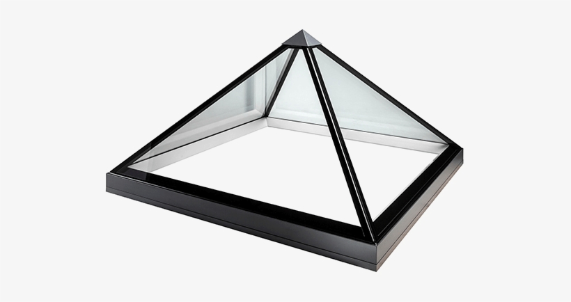 The Seamless Silicone Joins Fixing Each Pane Of Low - Glazing Vision Pyramid, transparent png #4445595