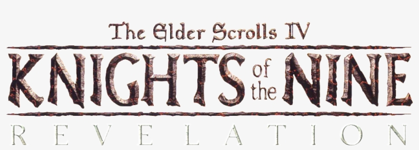 Kotnrlogofinal - Elder Scrolls Iv: Knights Of The Nine, transparent png #4446519