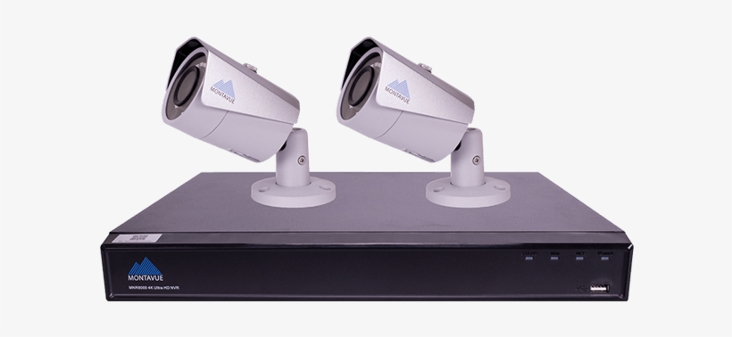 Montavue 8 Channel 2k Resolution Ip Camera System With - Network Video Recorder, transparent png #4446906